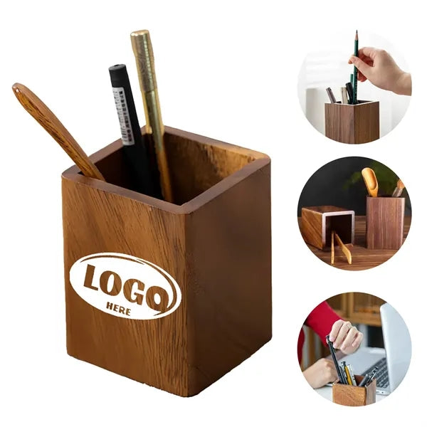 Wooden Pencil Holder