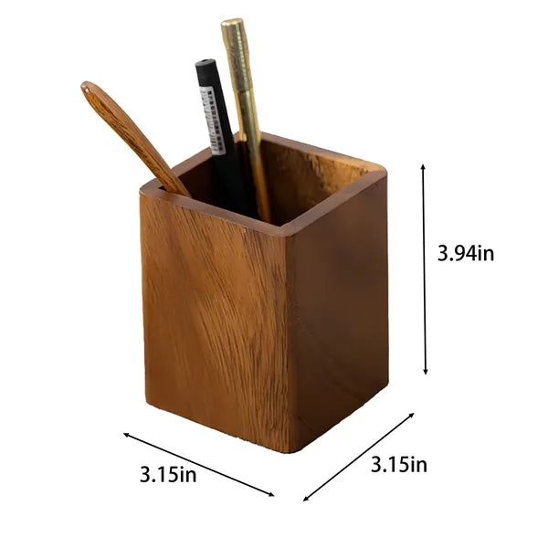 Wooden Pencil Holder