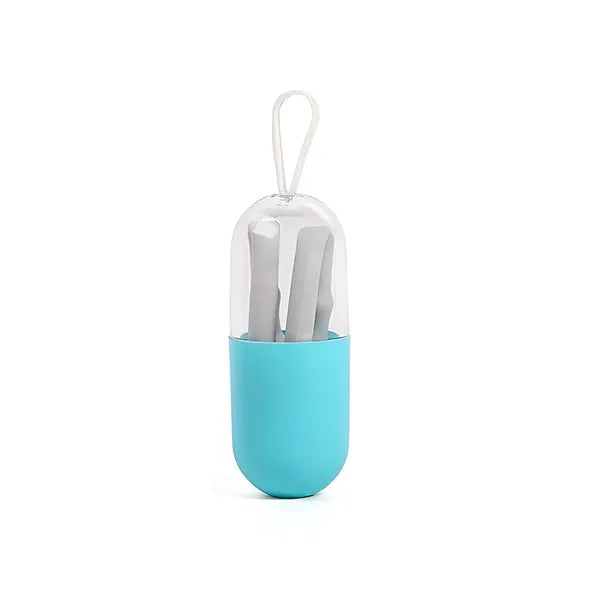 CapsuleSip Collapsible Travel Straw Kit