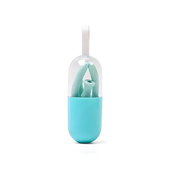 CapsuleSip Collapsible Travel Straw Kit