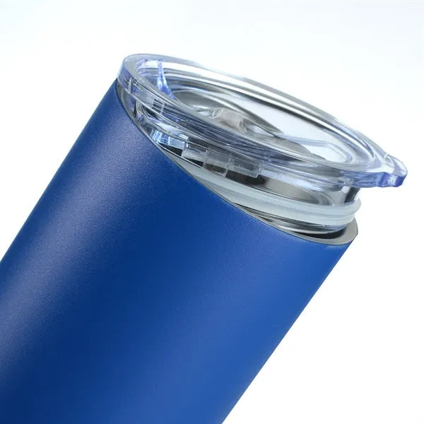 15 oz. Stainless Steel Tumbler with Cork Base & Lid