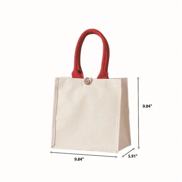 Colorful hand-held three-dimensional tote bag