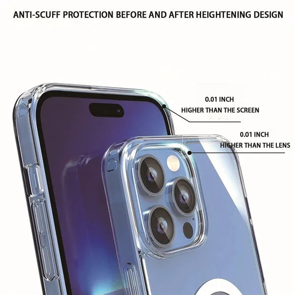 IPhone 17 Transparent Magnetic Phone Case