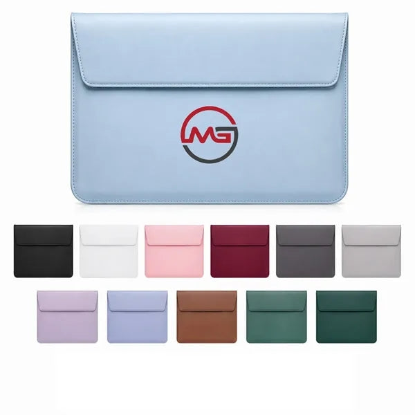 Sleeve Laptop Bag Pu Leather Briefcase