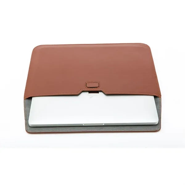 Sleeve Laptop Bag Pu Leather Briefcase