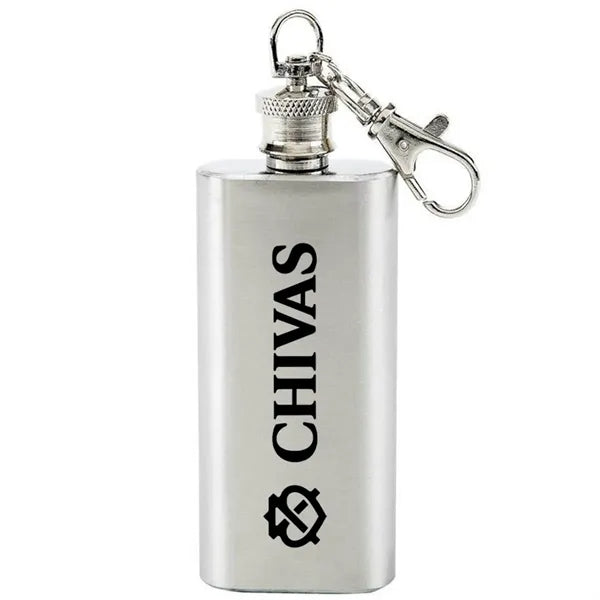 Jims Premium Keychain Flask Stainless Steel 2Oz