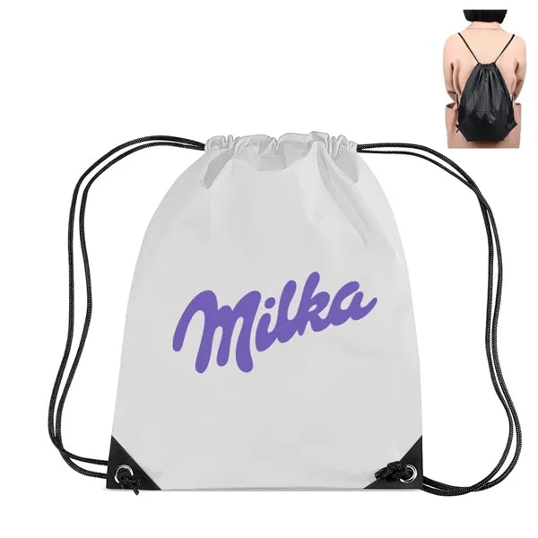 Glossy Backpack Drawstring Bag