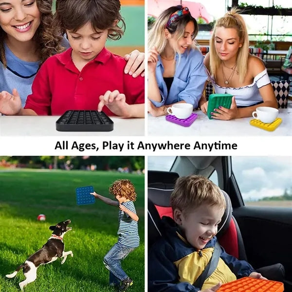 Pop It Fidget Toy - Triangle Full color