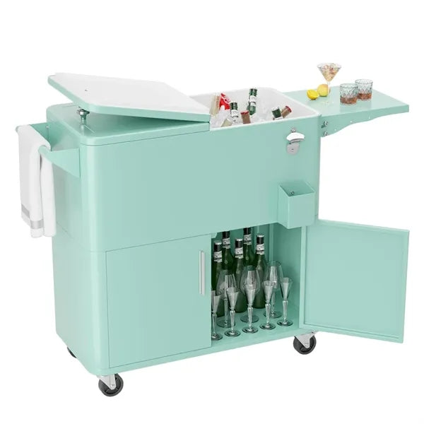 80 QT Patio Cooler with Storage