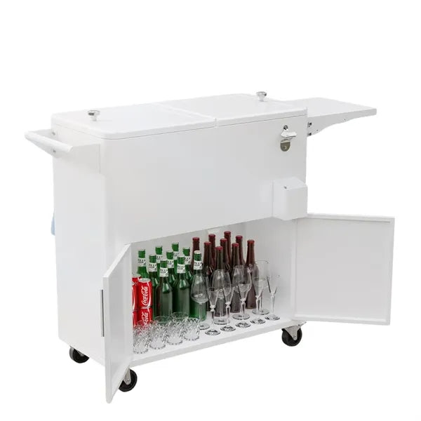 80 QT Patio Cooler with Storage