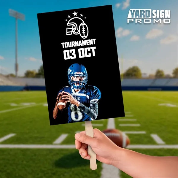 12x18"Custom Outdoor Yard Signs Tournament Football
