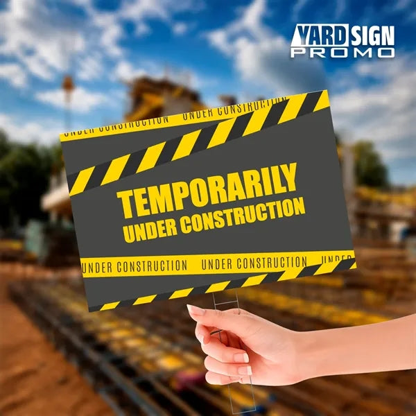 18x12 Custom Outdoor Yard Signs Under Construction