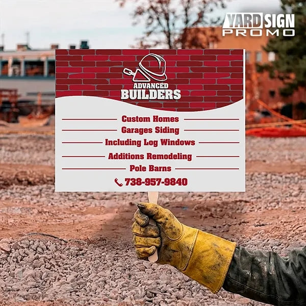18x24 Custom Outdoor Yard Signs Advance Builders