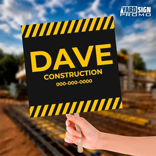 24x24 Custom Outdoor Yard Signs Construction