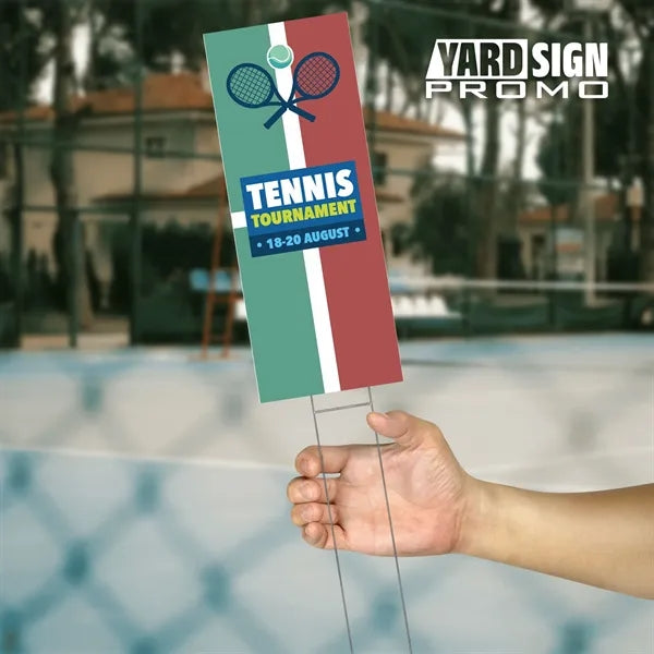 9x24 Custom Outdoor Yard Signs Tennis Tournament