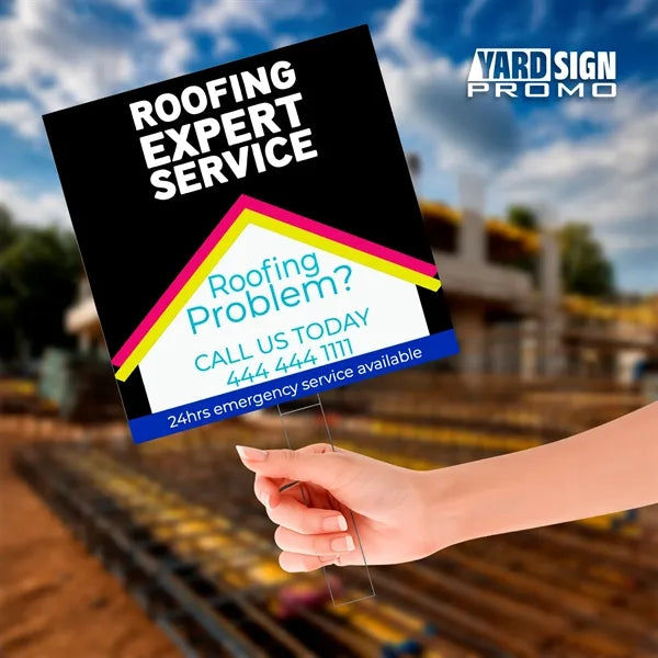 12x12 Custom Outdoor Yard Signs Roofing Expert
