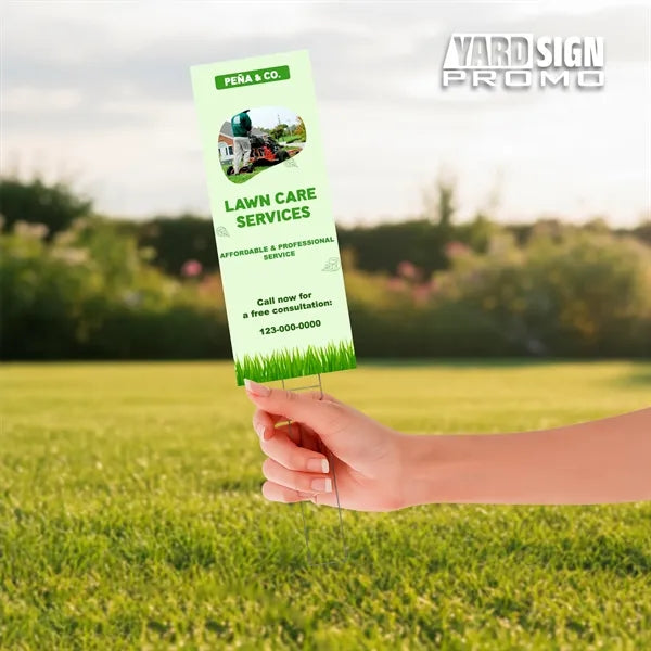 9x24 Custom Outdoor Yard Signs Lawn Care