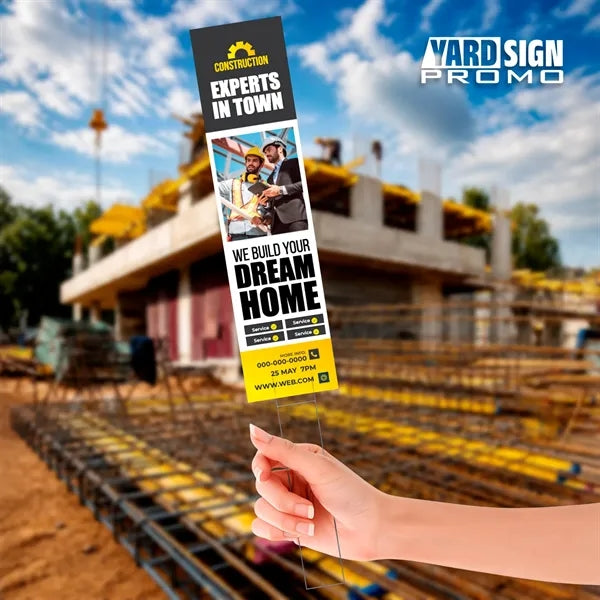 6x24 Custom Outdoor Yard Signs Construction Experts
