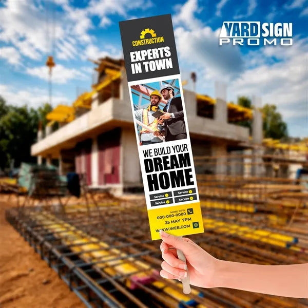 6x24 Custom Outdoor Yard Signs Construction Experts