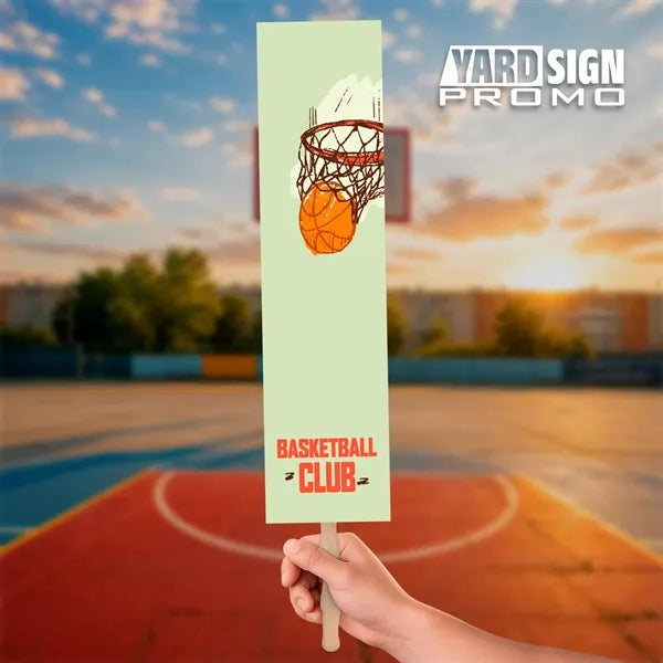 6x24 Custom Outdoor Yard Signs Basketball Club