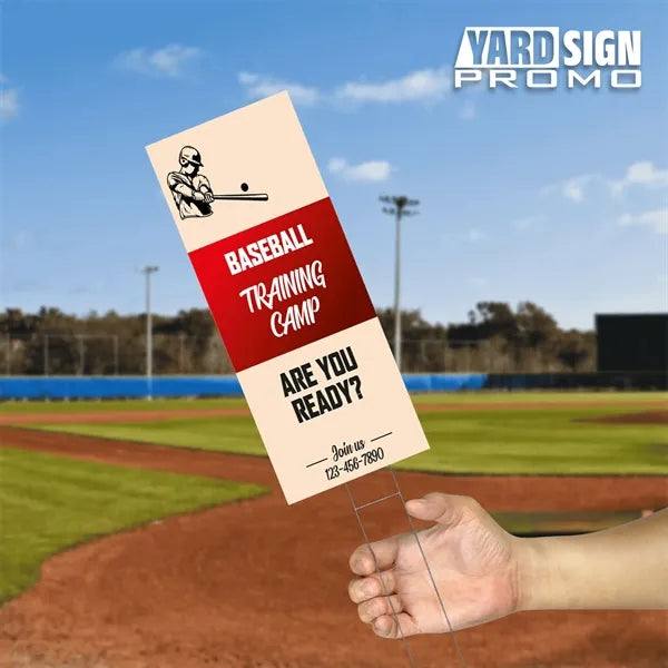 6x18 Custom Outdoor Yard Signs Training Camp