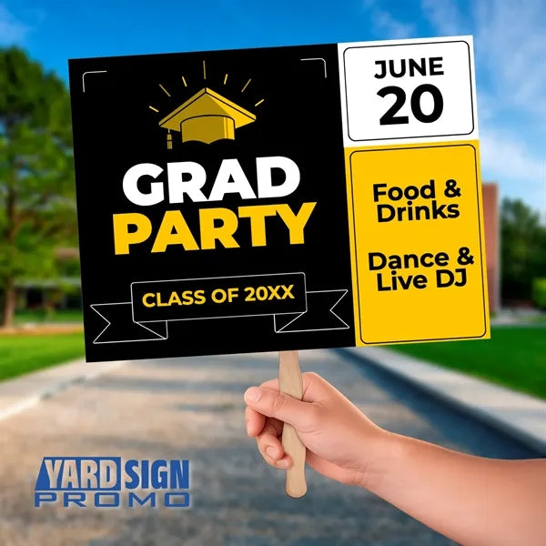 24"x18" Custom Outdoor Yard Signs Graduation