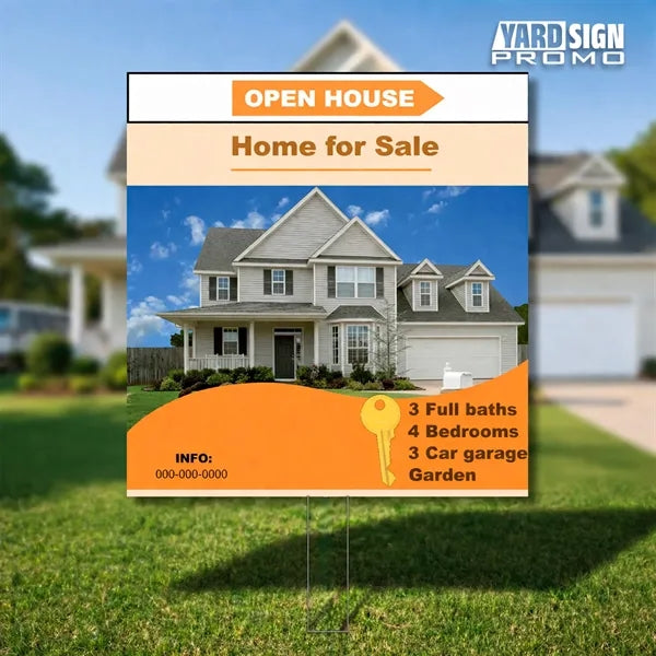 24x24 Custom Outdoor Yard Signs Home For Sale