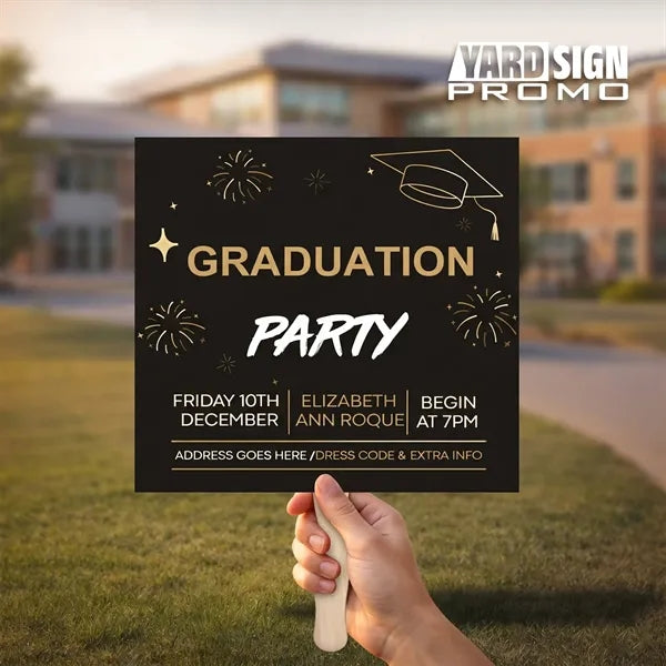 24x24 Custom Outdoor Yard Signs Graduation Party