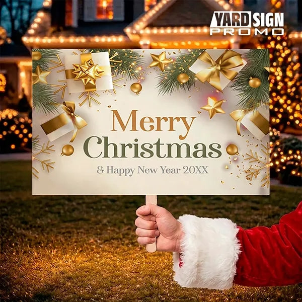 18x12 Custom Outdoor Yard Signs Christmas