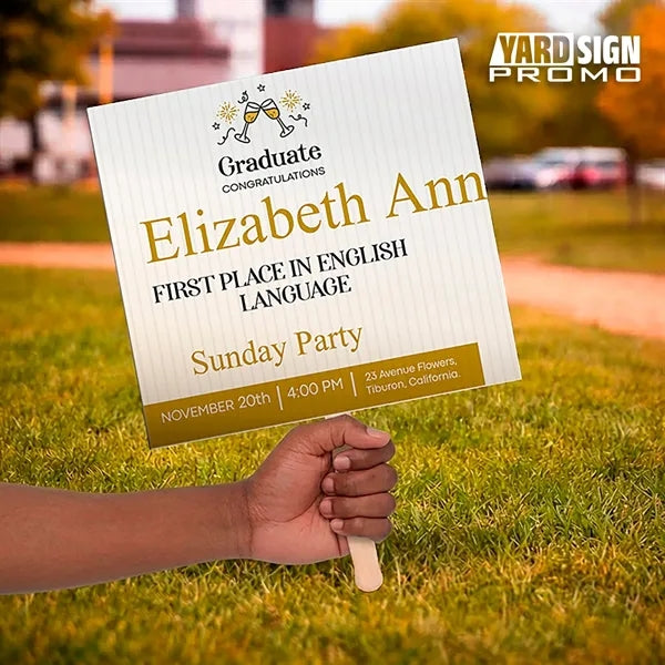 12x12 Custom Outdoor Yard Signs Graduates