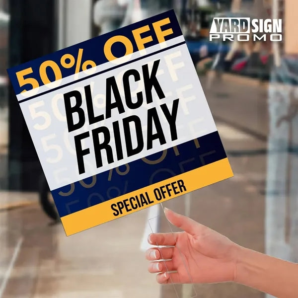 12x12 Custom Outdoor Yard Signs Black Friday