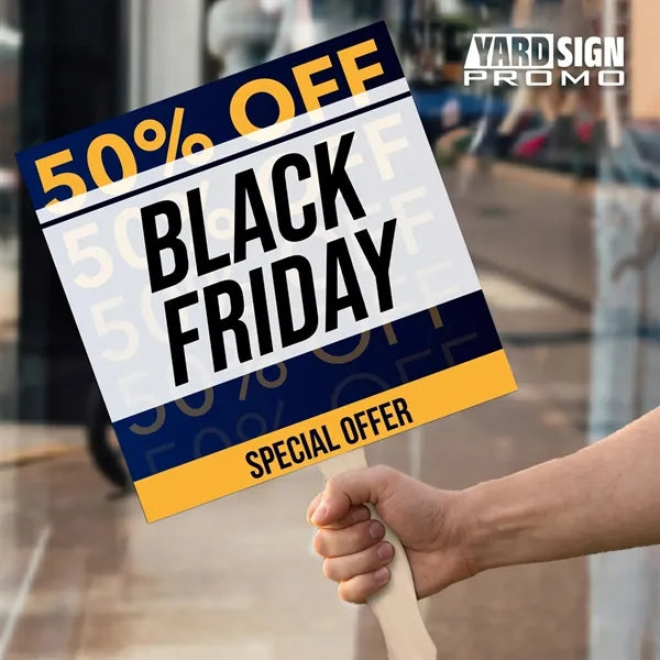 12x12 Custom Outdoor Yard Signs Black Friday