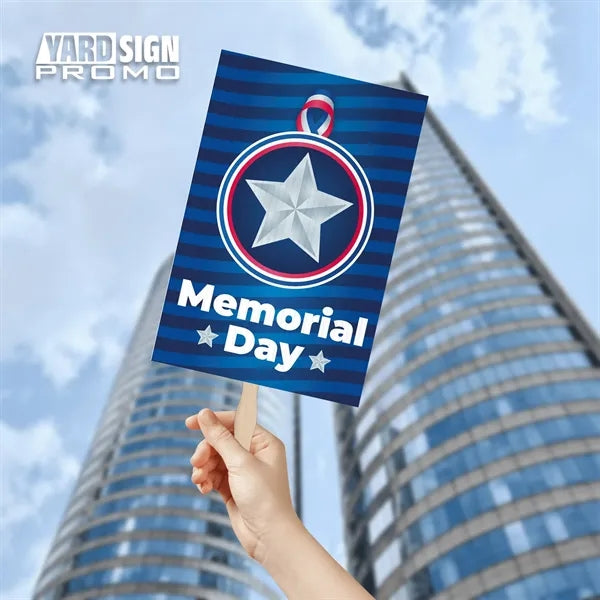12x18 Custom Outdoor Yard Signs Memorial Day
