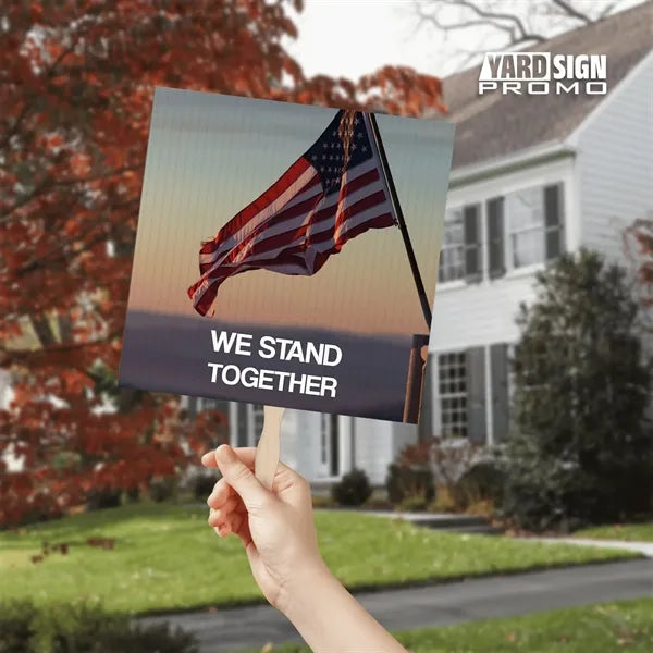 12x12 Custom Outdoor Yard Signs We Stand Together