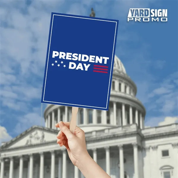 9x12 Custom Outdoor Yard Signs Happy Presidents Day
