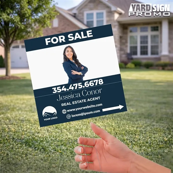 12x12 Custom Outdoor Yard Signs Estate Agent