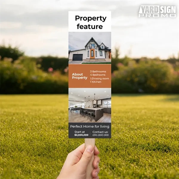 6x18 Custom Outdoor Yard Signs Property Feature