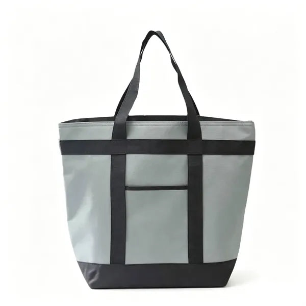 Large Insulated Picnic Cooler Tote Bag with Front Pocket
