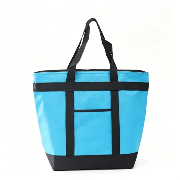 Large Insulated Picnic Cooler Tote Bag with Front Pocket