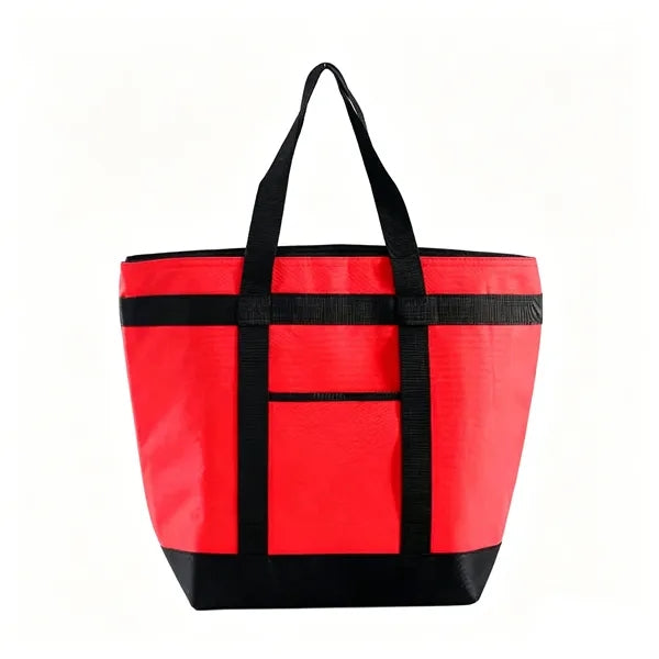 Large Insulated Picnic Cooler Tote Bag with Front Pocket