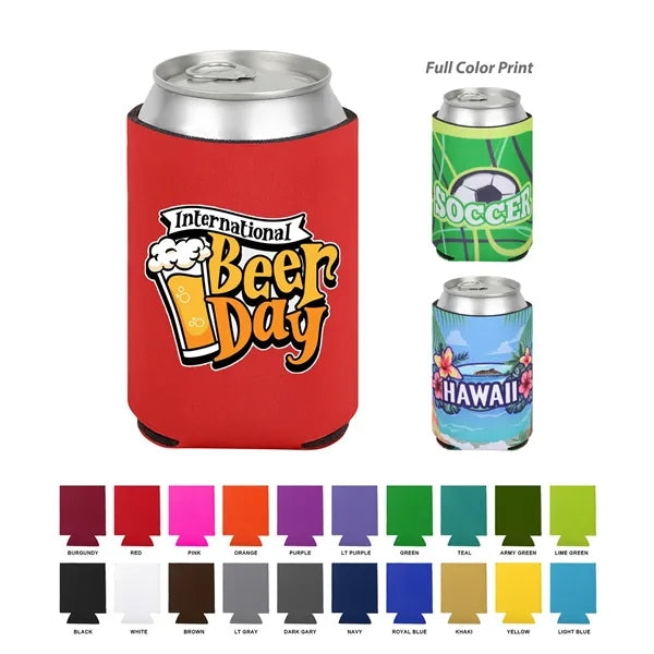 3mm Full Color Neoprene Can Cooler Sleeve