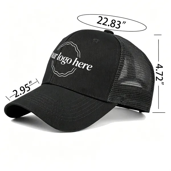Breathable Sun Protection Mesh Cap Adjustable Baseball Hat