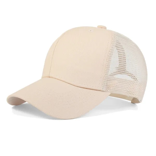 Breathable Sun Protection Mesh Cap Adjustable Baseball Hat