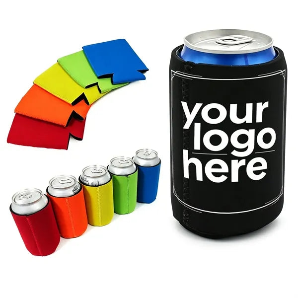 12 oz. Neoprene Collapsible Can Cooler Sleeve for Soda Beer