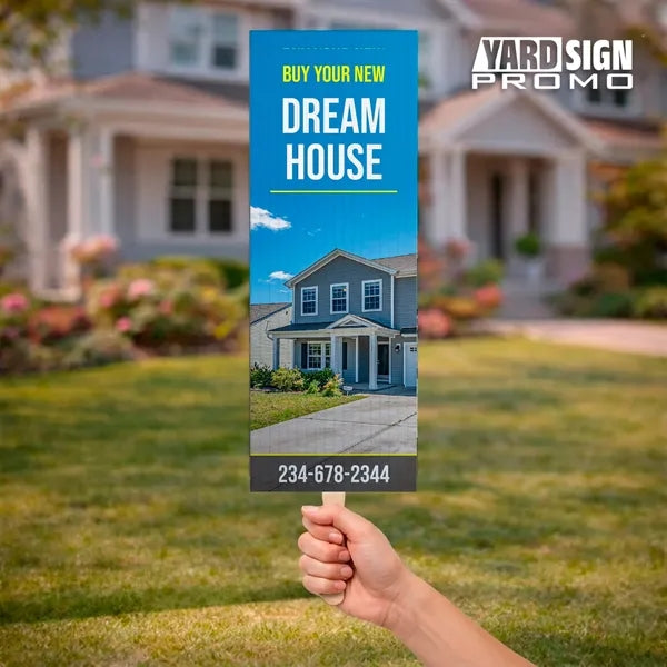 9x24 Custom Outdoor Yard Signs Dream House