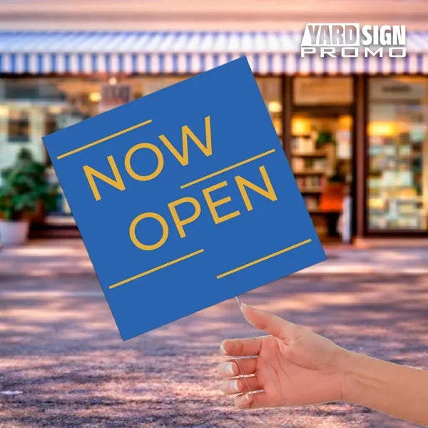24x24 Custom Outdoor Yard Signs Now Open