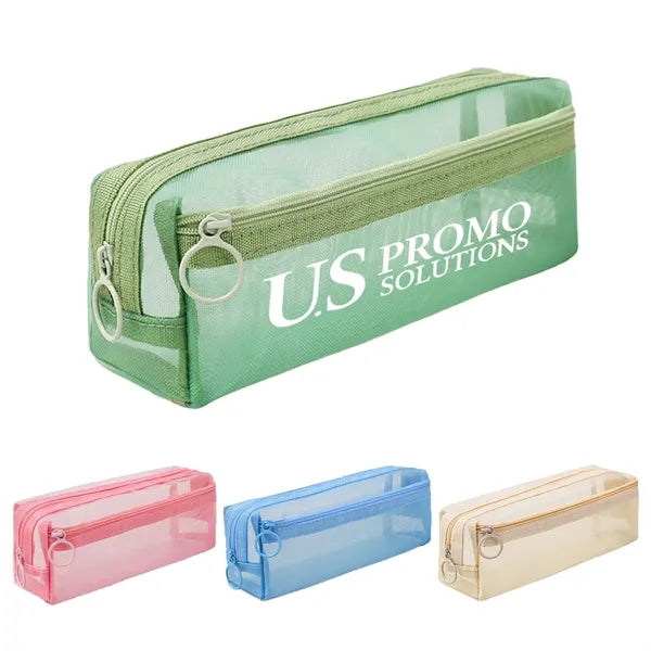 Large Mesh Pencil Case