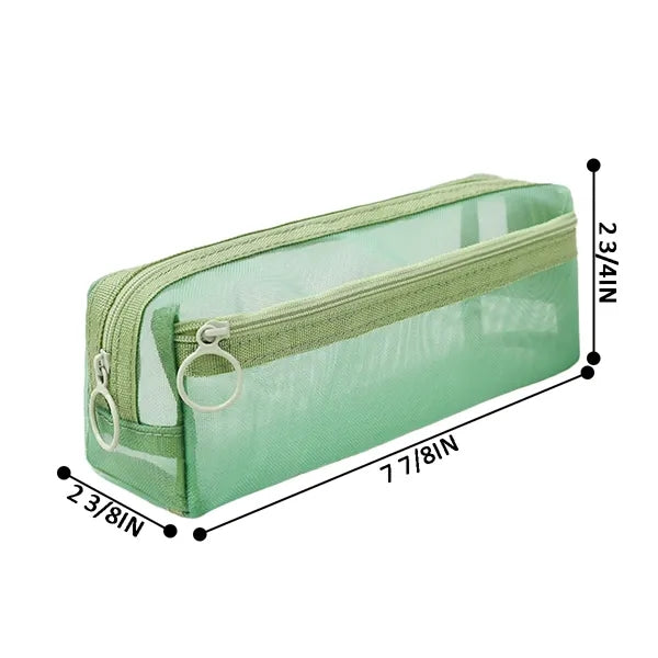 Large Mesh Pencil Case