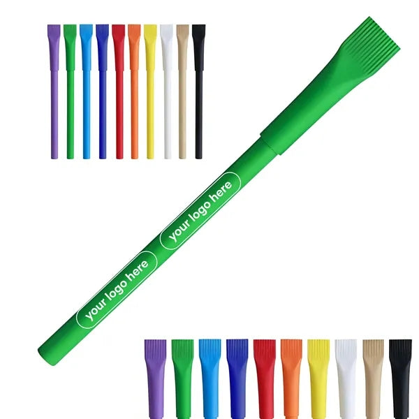 Eco-Friendly Recycled Kraft Paper Barrel Ballpoint Pen