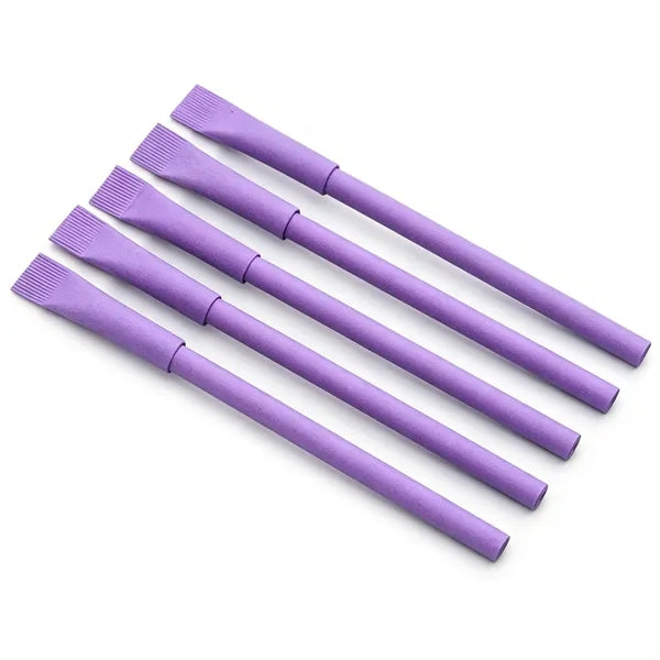 Eco-Friendly Recycled Kraft Paper Barrel Ballpoint Pen